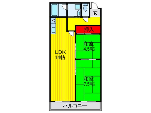 パレ・ロワイヤルの物件間取画像